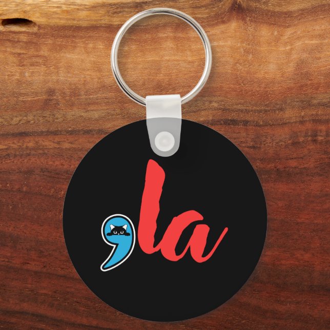 Coma La 2024 Cat Lady Key Ring (Front)