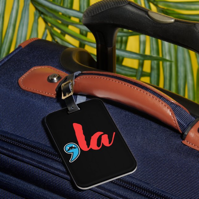Coma La 2024 Cat Lady Luggage Tag (Front Insitu 1)