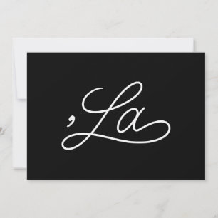 Coma La 2024 Invitation