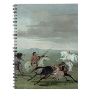 Comanche Feats of Martial Horsemanship, 1834 (oil Notebook