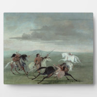 Comanche Feats of Martial Horsemanship, 1834 (oil