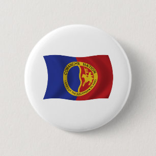 Comanche Nation Flag Button
