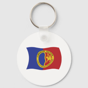 Comanche Nation Flag Keychain