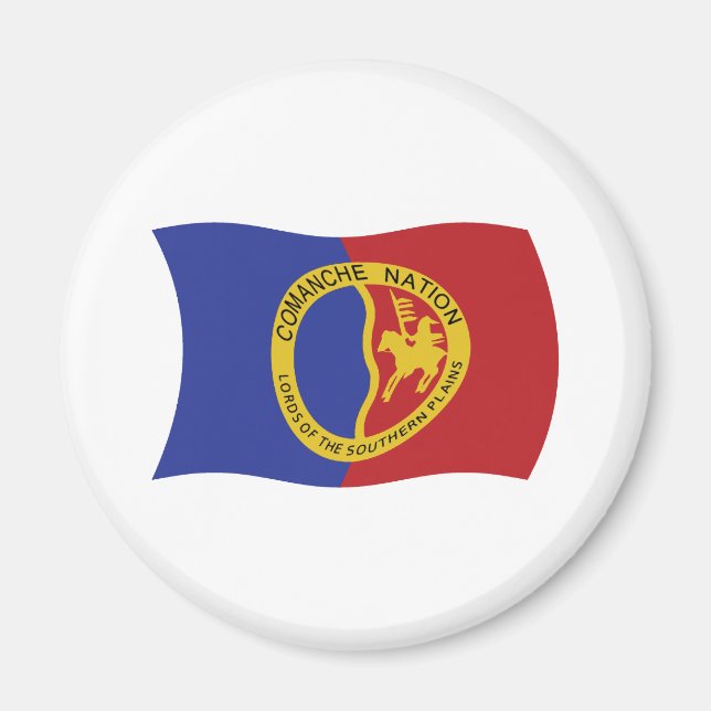 Comanche Nation Flag Magnet (Front)