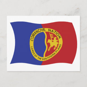 Comanche Nation Flag Postcard