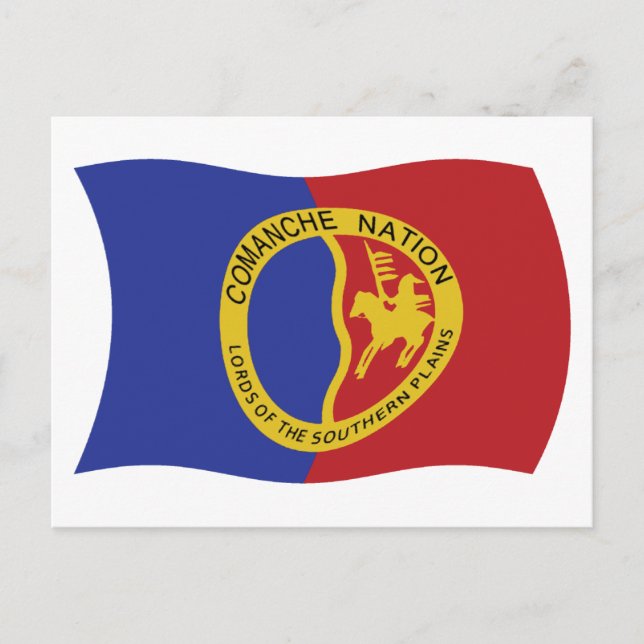 Comanche Nation Flag Postcard (Front)