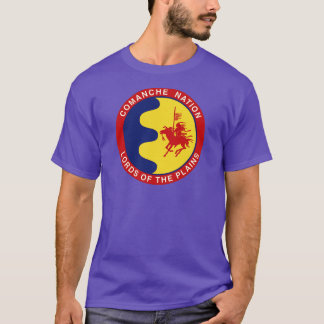 Comanche Nation Seal Lords Of The Plains T-Shirt