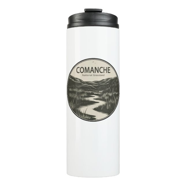 Comanche National Grassland Colorado Stream Thermal Tumbler (Front)