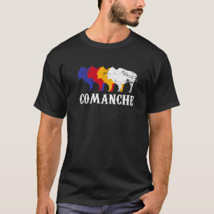 Comanche People Native American Indian Medicine Wh T-Shirt