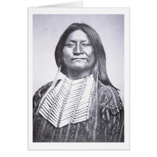 Comanche Tribesman, 1872 (b/w photo)