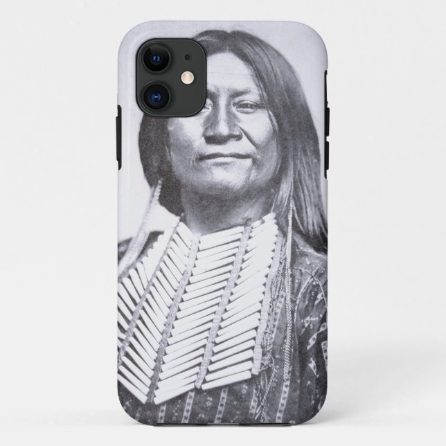 Comanche Tribesman, 1872 (b/w photo) Case-Mate iPhone Case (Back)