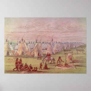 Comanchee Village Poster