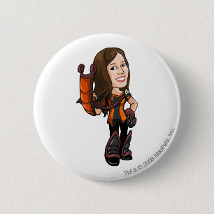 Comastar Haunted Woods Staff Player 6 Cm Round Badge