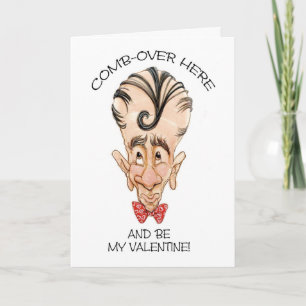 Comb-Over Holiday Card