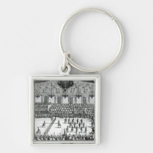 Combat a la Barriere Key Ring