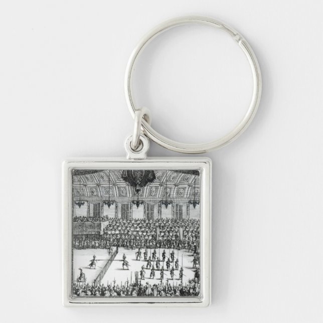 Combat a la Barriere Key Ring (Front)