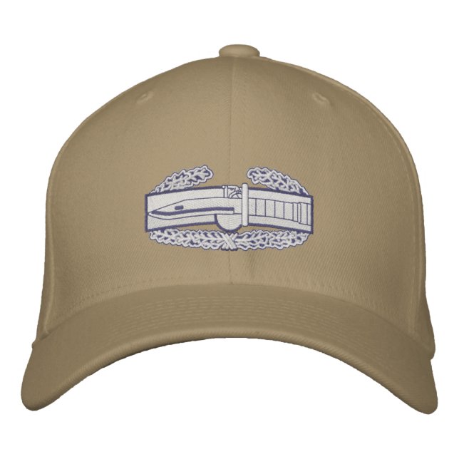 Combat Action Badge Embroidered Hat (Front)