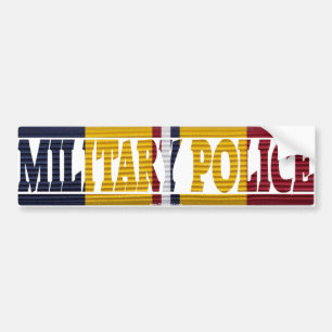 Combat Action Ribbon MILITARY POLICE Sticker