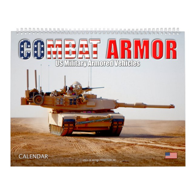 COMBAT ARMOR - US Military Armoured Vehicles Calendar (Cover)