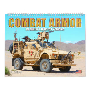 COMBAT ARMOR - US Military Armoured Vehicles Calendar