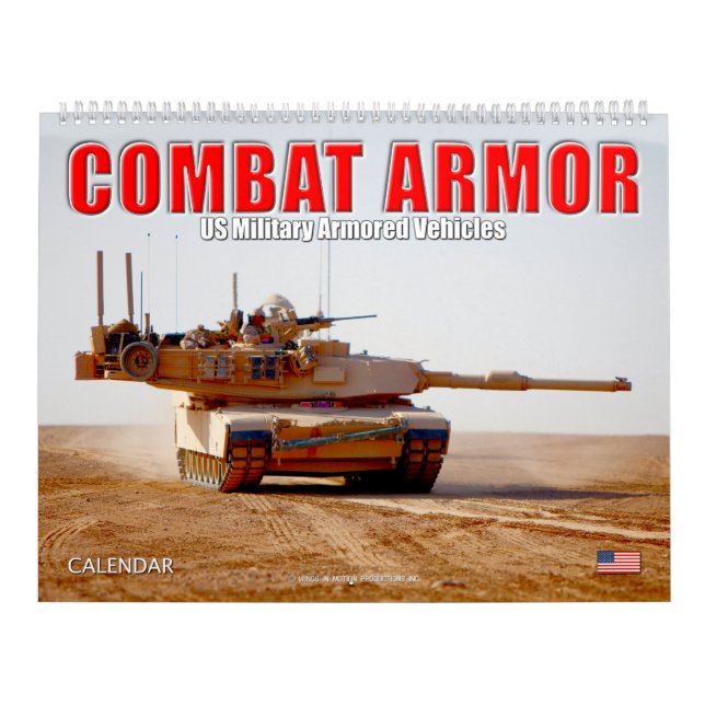 COMBAT ARMOR - US Military Armoured Vehicles Calendar (Cover)