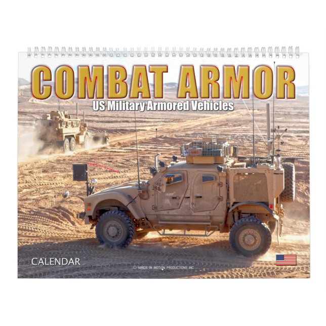 COMBAT ARMOR - US Military Armoured Vehicles Calendar (Cover)