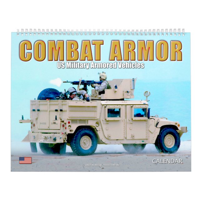 COMBAT ARMOR - US Military Armoured Vehicles Calendar (Cover)