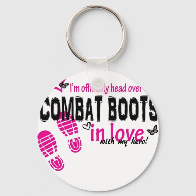 Combat Boot Love Key Ring (Front)
