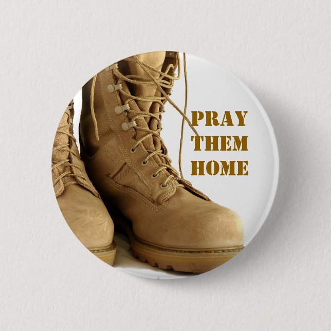 combat boots button (Front)