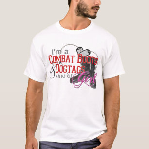 Combat Boots & Dogtags Girl T-Shirt