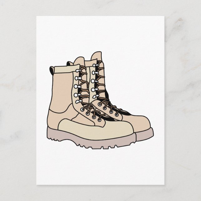 Combat Boots Postcard (Front)