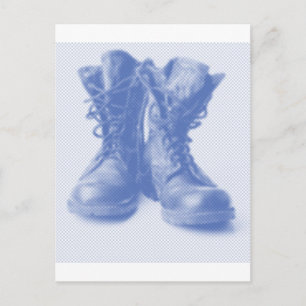 COMBAT BOOTS POSTCARD