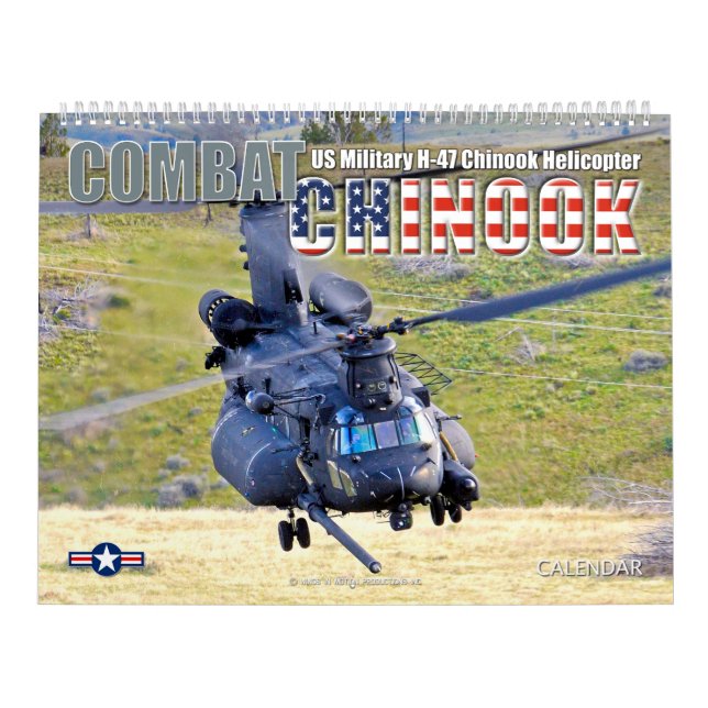 COMBAT CHINOOK - CH-47 Chinook Calendar (Cover)