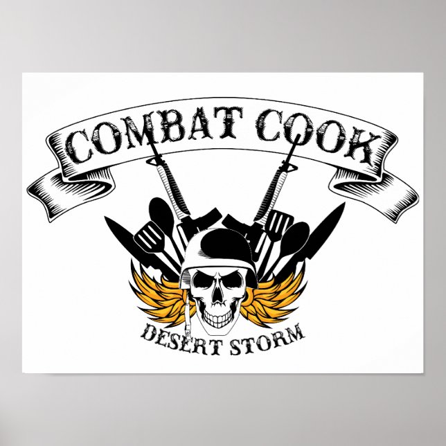 Combat Cook - Desert Storm Poster (Front)