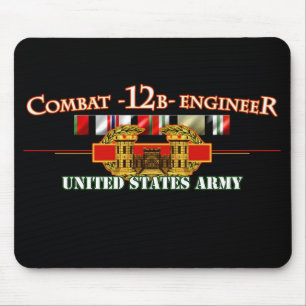 Combat Engineer 12B OEF OIF Mouse Pad