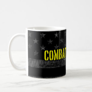 Combat Engineer Subdued American Flag Coffee Mug