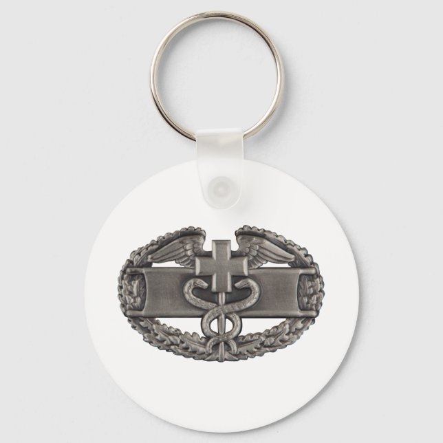 Combat Field Medical Badge (CFMB) Key Ring (Front)