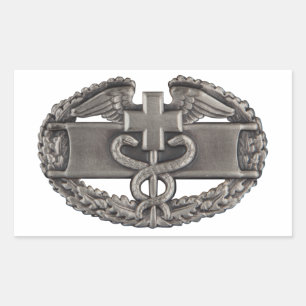 Combat Field Medical Badge (CFMB) Rectangular Sticker
