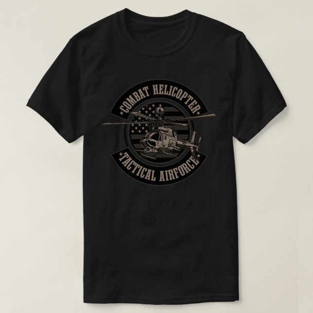 COMBAT HELICOPTER 1 T-Shirt (Design Front)