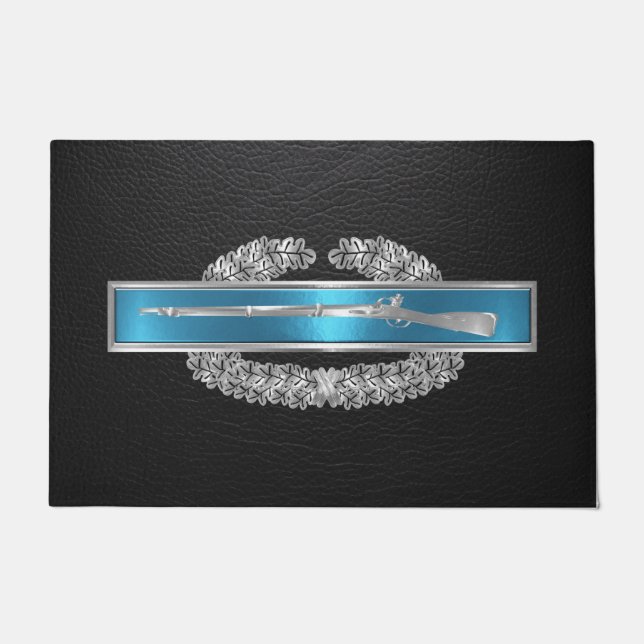 Combat Infantry Badge CIB Doormat (Front)