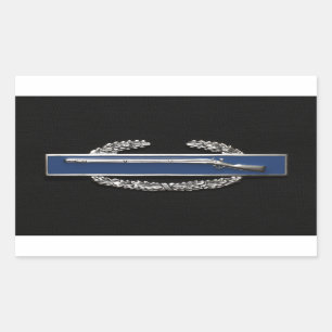 Combat Infantry Badge (CIB) Rectangular Sticker