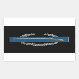 Combat Infantry Badge (CIB) Rectangular Sticker