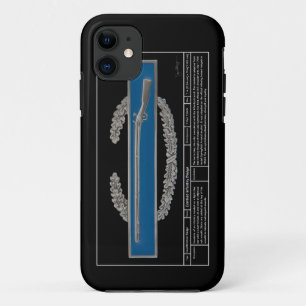 Combat Infantry Badge Technical iPhone 11 Case