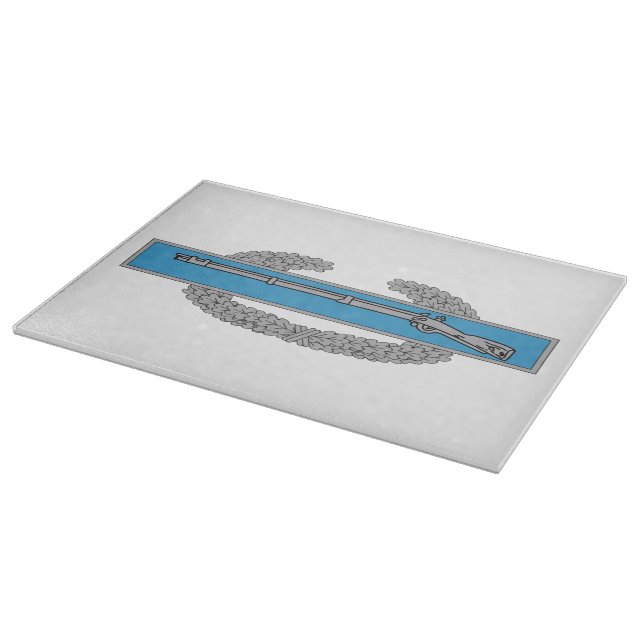 Combat Infantryman Badge CIB Army Veteran Cutting Board (Corner)
