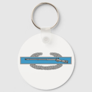 Combat Infantryman Badge CIB Army Veteran Key Ring