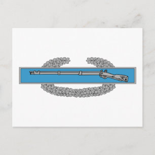 Combat Infantryman Badge CIB Army Veteran Postcard
