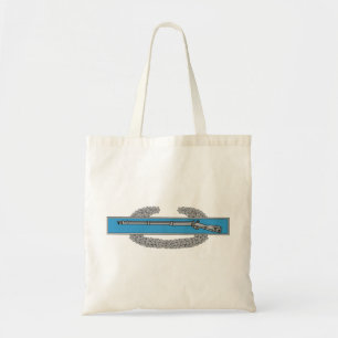 Combat Infantryman Badge CIB Army Veteran Tote Bag