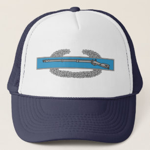 Combat Infantryman Badge CIB Army Veteran Trucker Hat