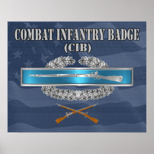 Combat Infantryman Badge (CIB)  Poster