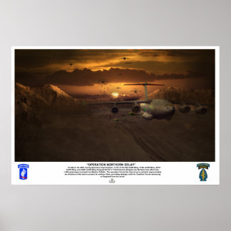 Combat Jump-Operation Northern Delay Poster